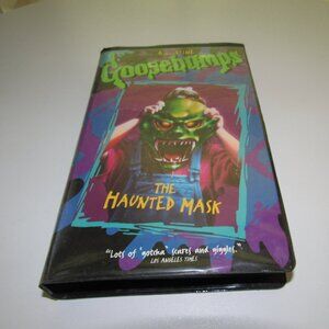 Goosebumps VHS –The Haunted Mask (1995, Hi-Fi Stereo, R.L. Stine, Vintage Horror